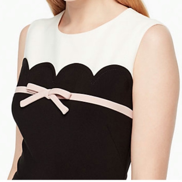 Kate Spade scallop bow a-line dress - Picture 4 of 16